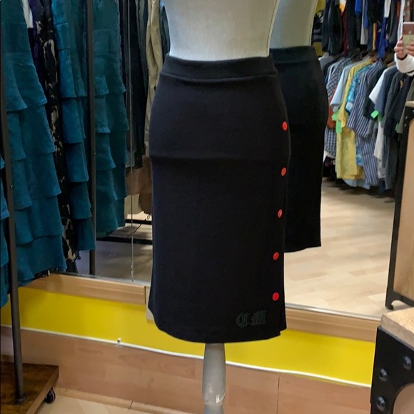Marcelo Burlon Black Skirt stretch Size Small - Picture 6 of 6
